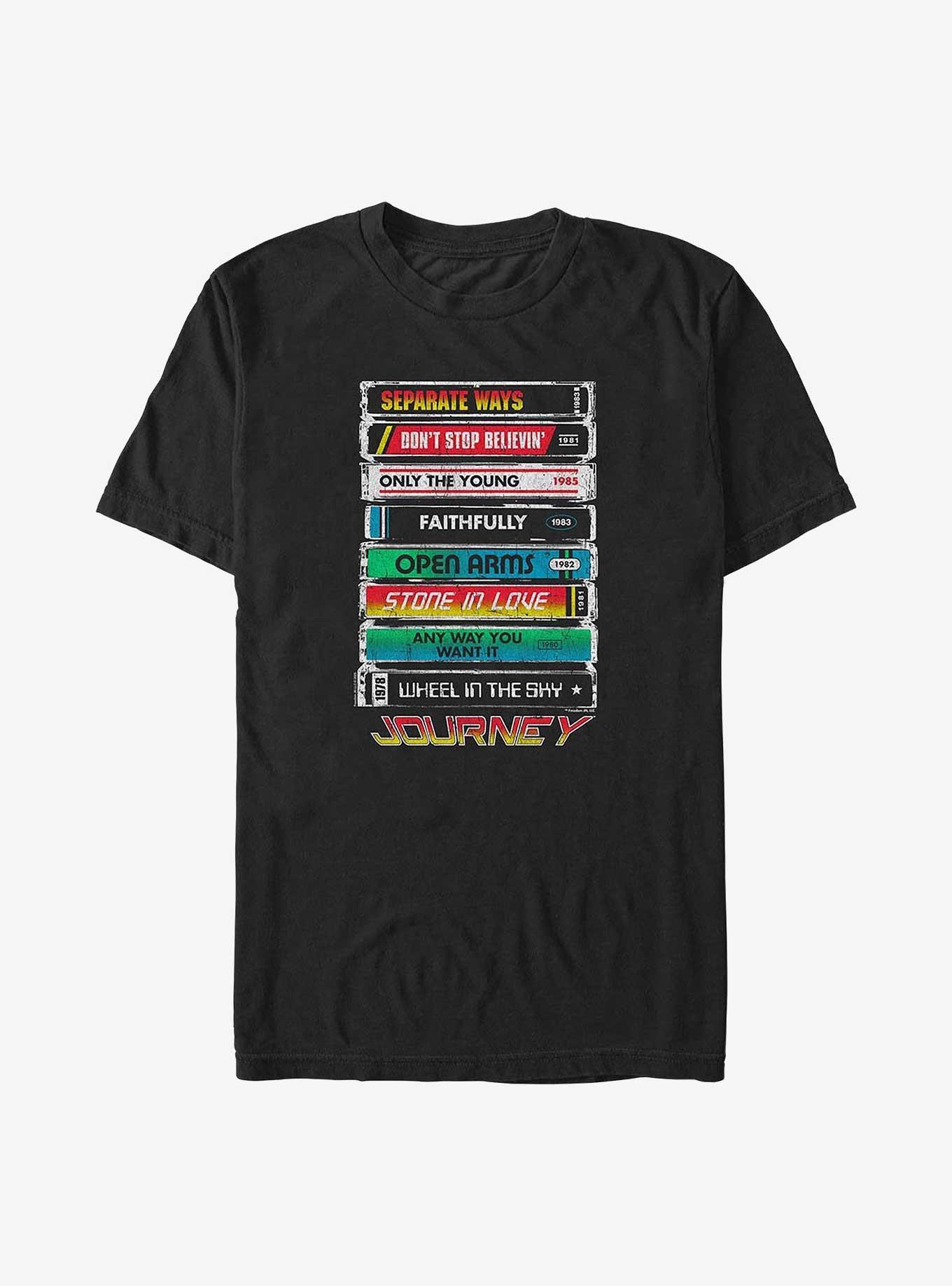 Journey Tape Deck Hits Big & Tall T-Shirt,New Products : American Fashion Style Bags On Sale