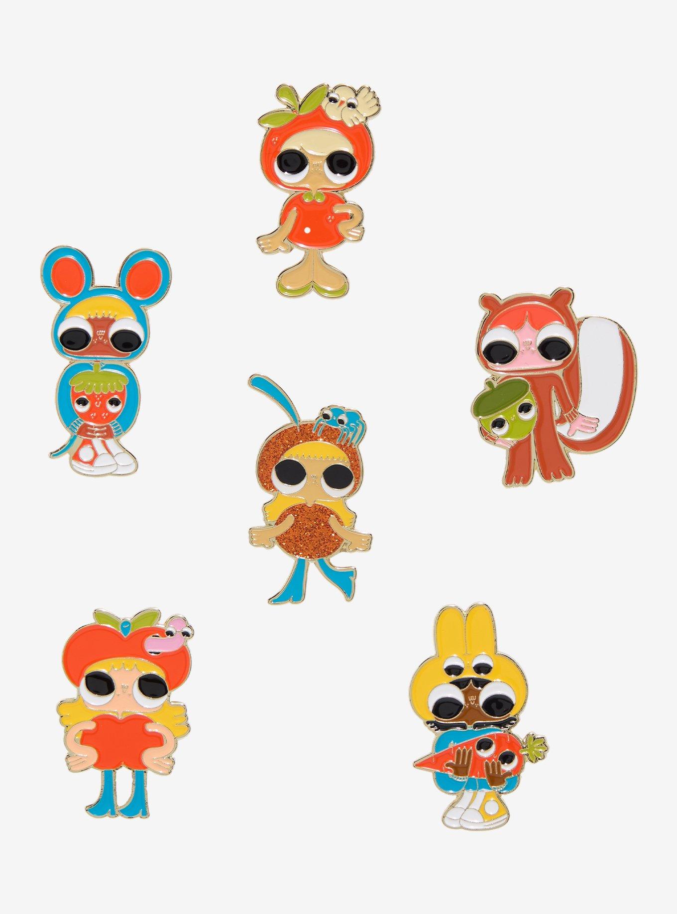 Burger Babie Characters Blind Box Enamel Pin - BoxLunch Exclusive, , hi-res