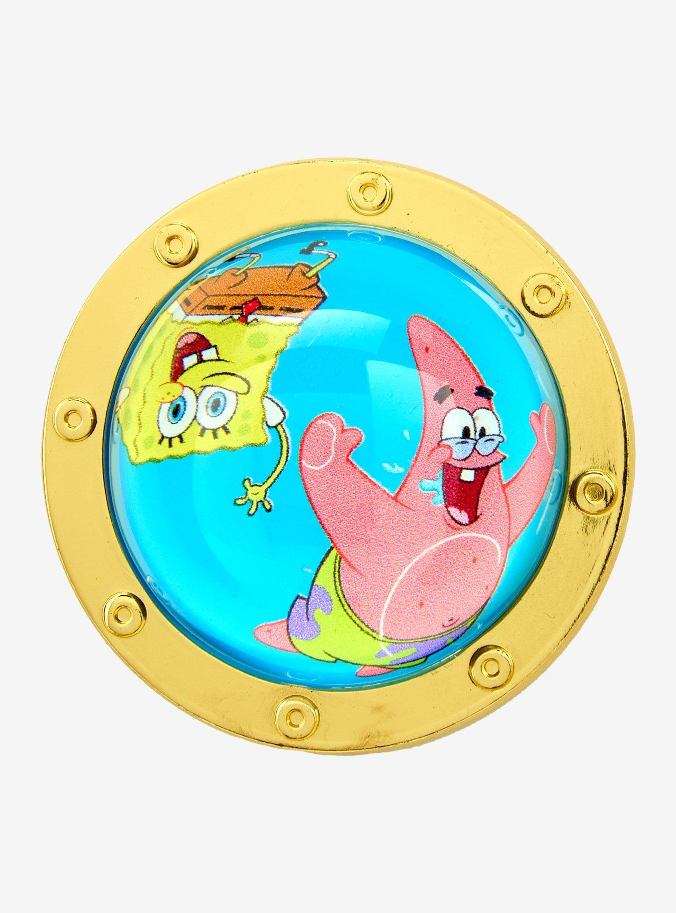 SpongeBob SquarePants Patrick & SpongeBob Porthole Dome Enamel Pin, , hi-res