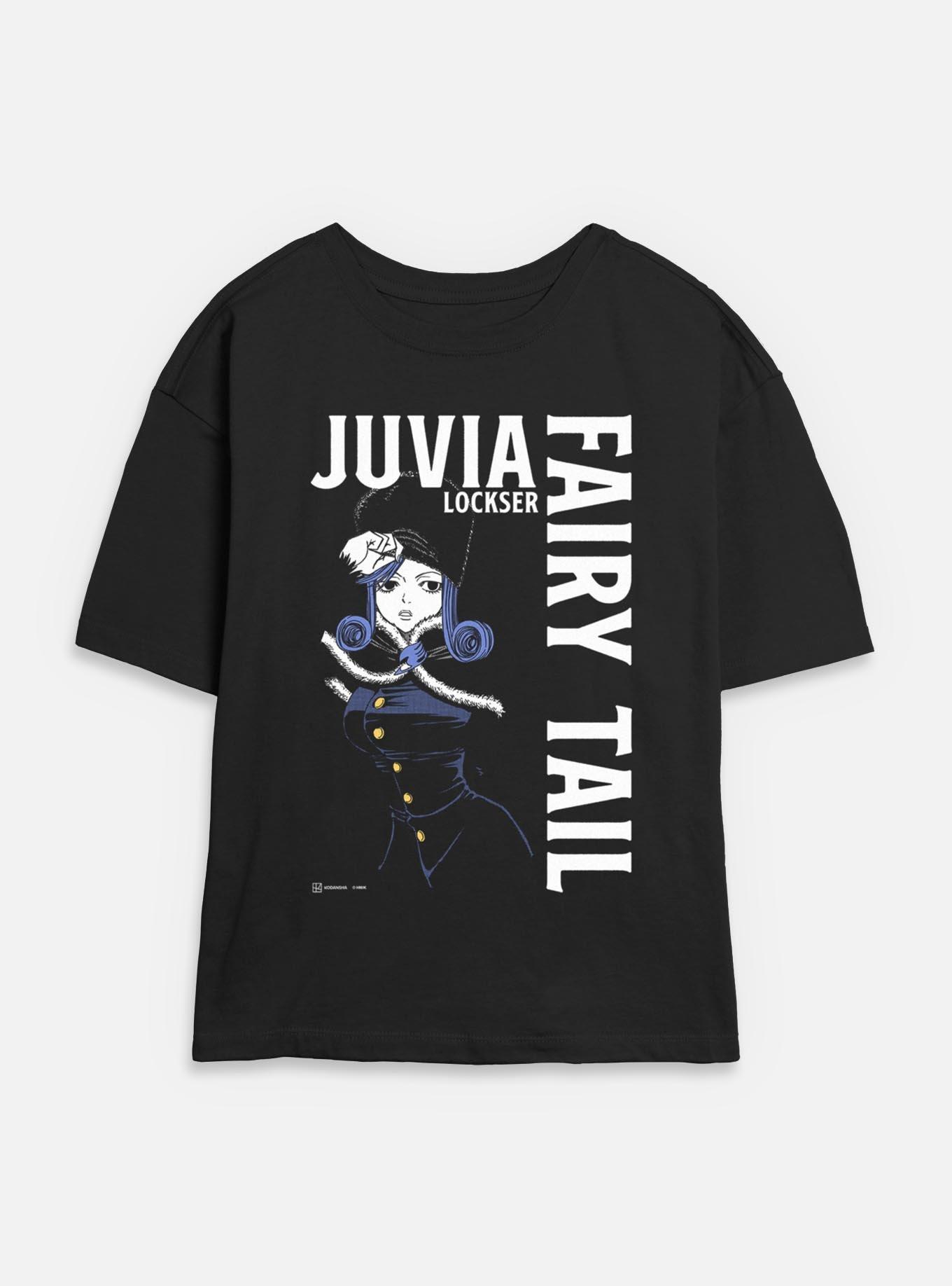 Fairy Tail Juvia Lockser Focus Womens Skimmer T-Shirt, BLACK, hi-res