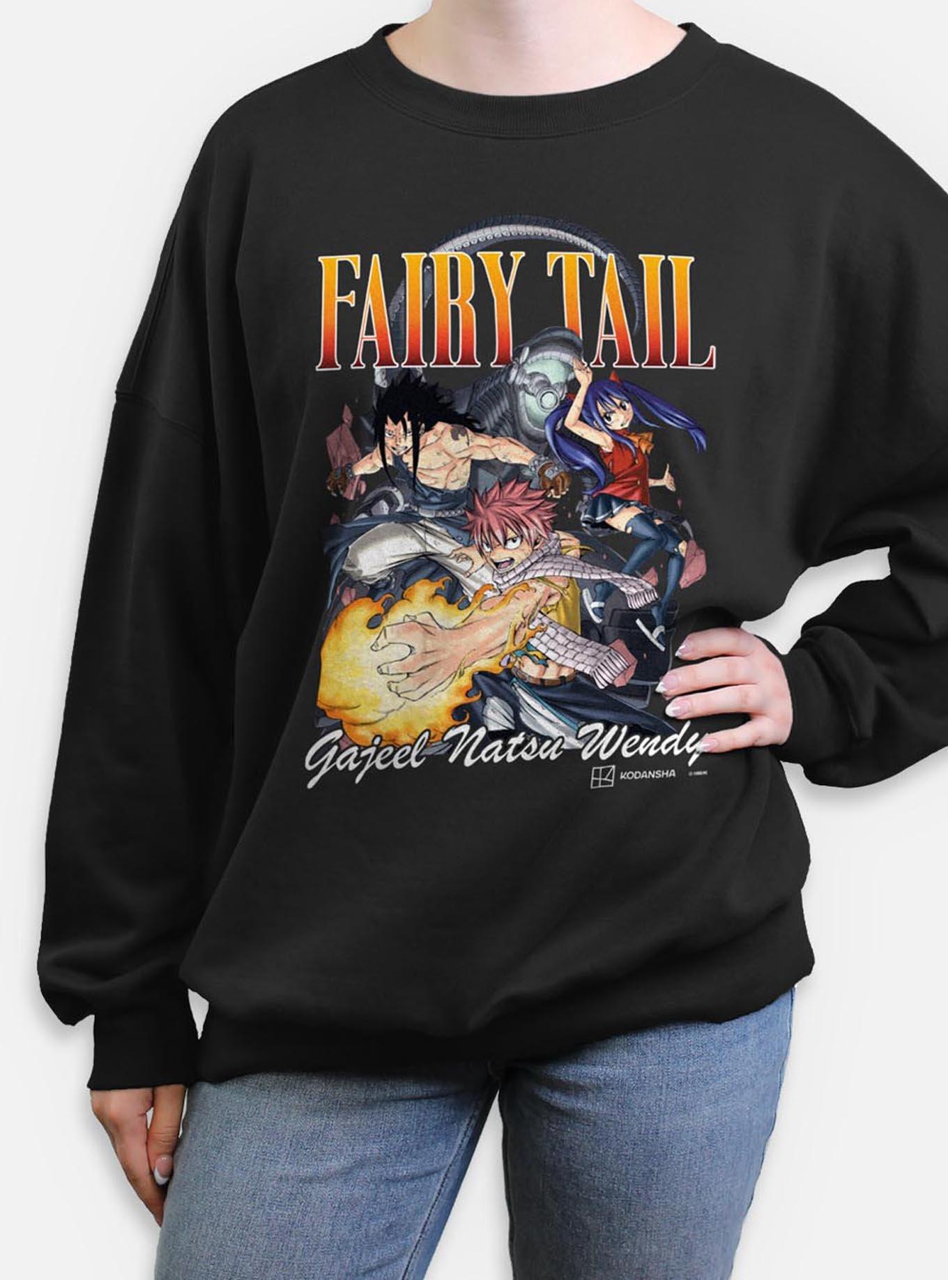 Fairy Tail Group Womens Oversized Sweatshirt, , hi-res