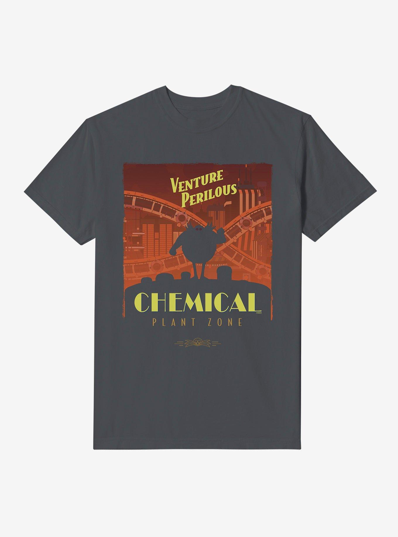 Sonic The Hedgehog Chemical Plant Zone Garment-Dyed T-Shirt,New Products : American Fashion Style Bags On Sale