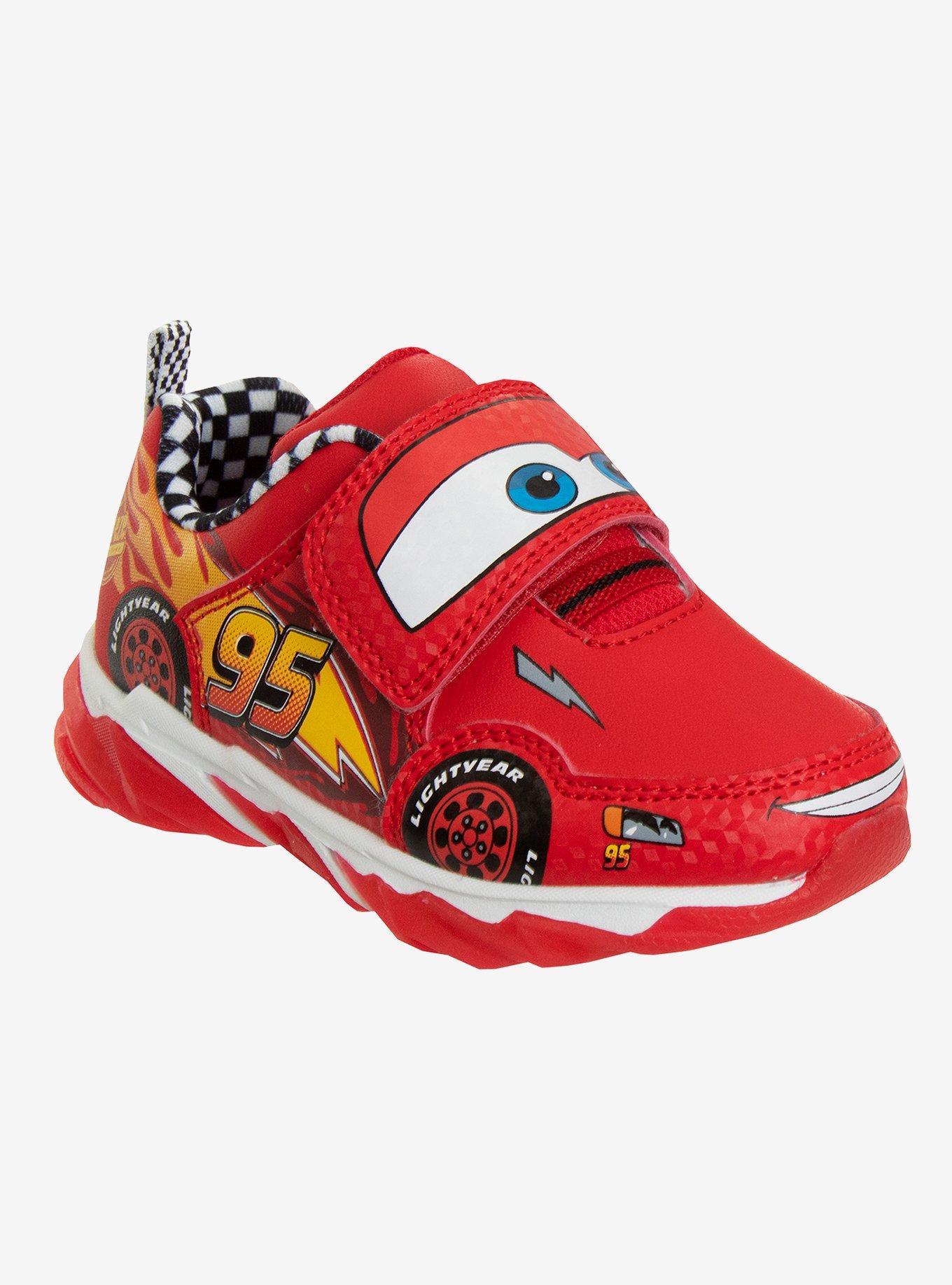 Disney Pixar Cars Lightning McQueen Light Up Toddler & Little Kids Sneakers, , hi-res