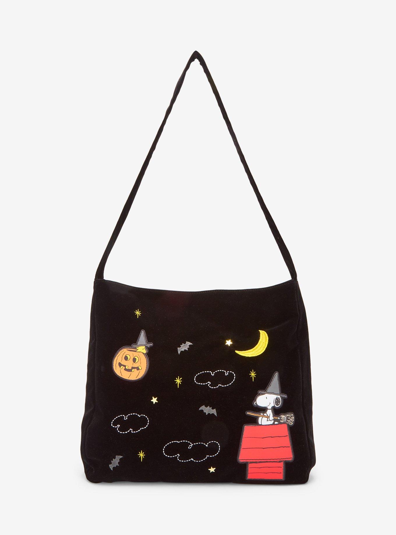 Her Universe Peanuts Snoopy Woodstock Halloween Hobo Bag, , hi-res