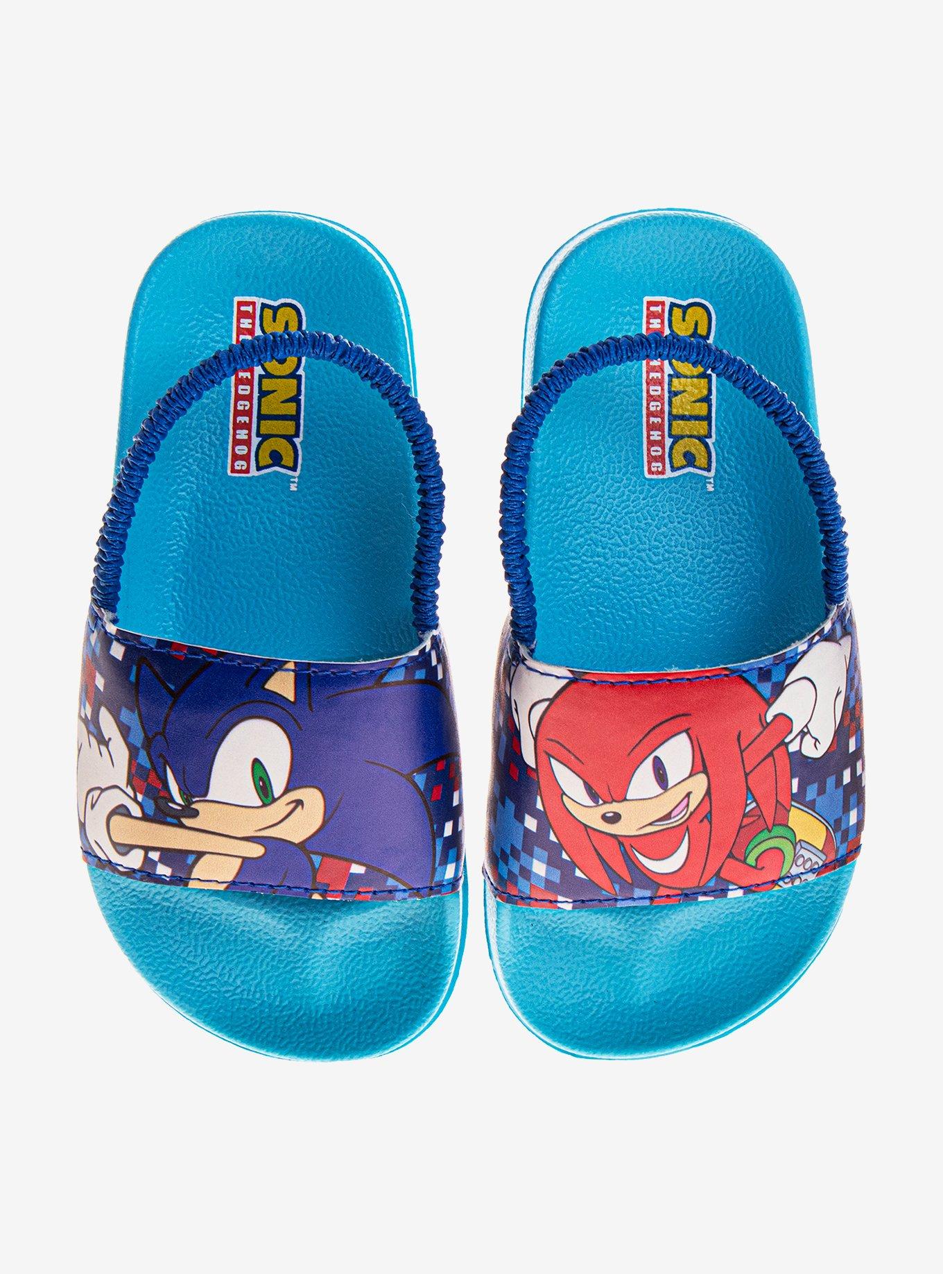 Sonic The Hedgehog Toddler & Boys Dual Sizes Slides,New Products : American Fashion Style Bags On Sale
