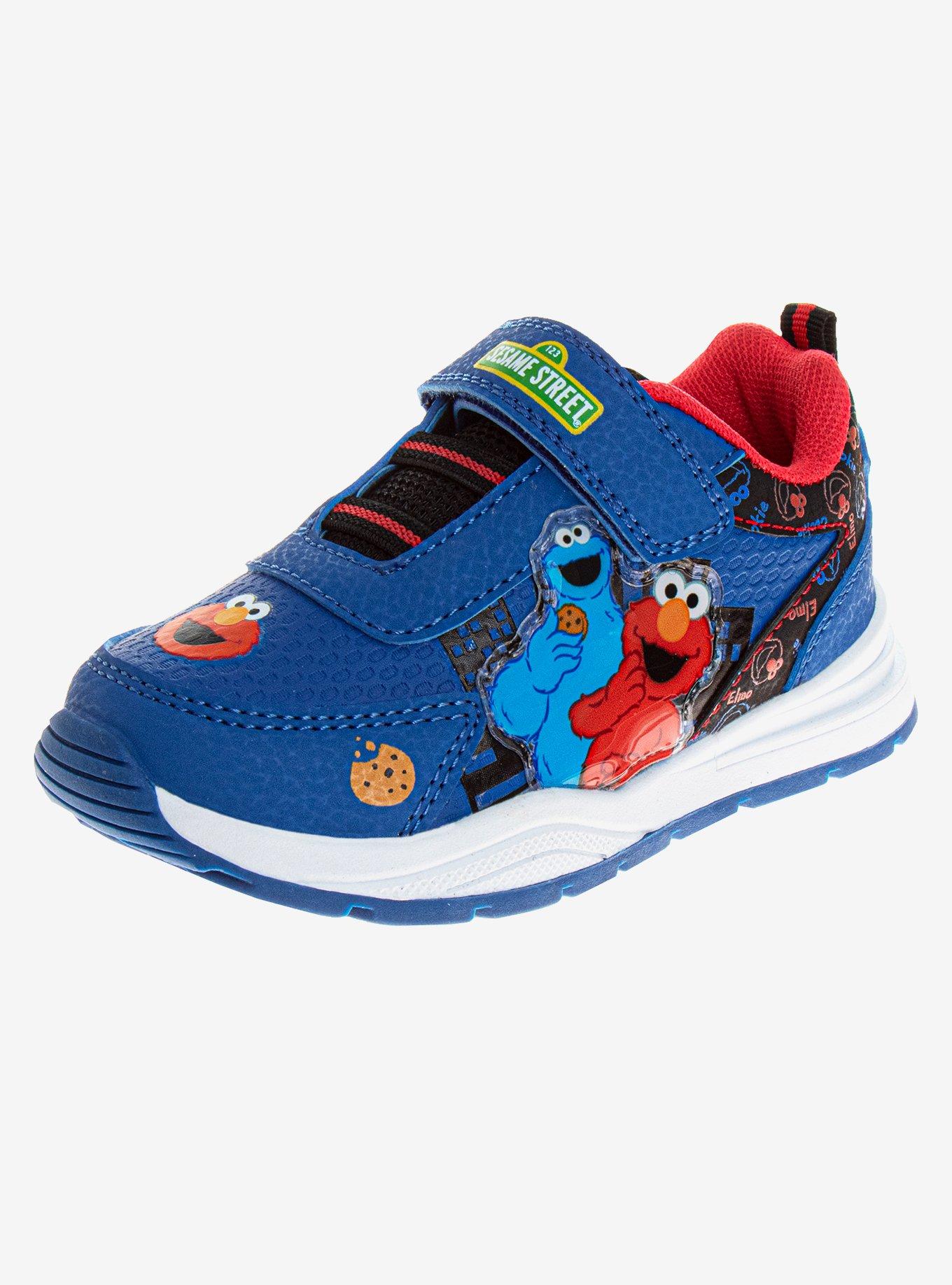 Sesame Street Kids Cookie and Elmo Hook and Loop Sneaker,New Products : American Fashion Style Bags On Sale