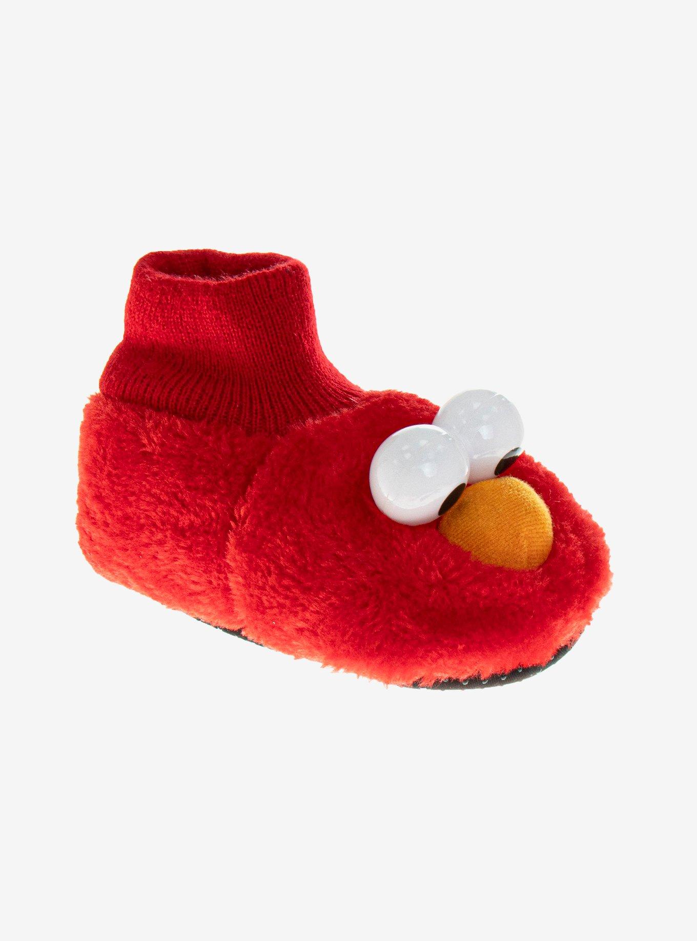 Sesame Street Curious Elmo Toddler & Kids Dual Sizes Slippers, , hi-res