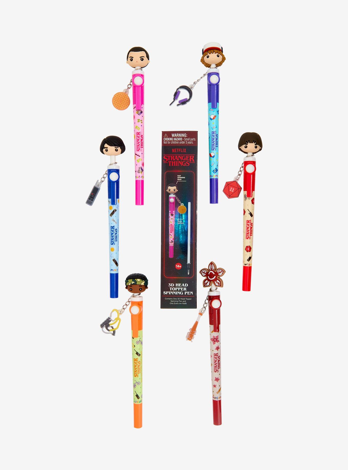 Stranger Things Character Blind Assorted Spinner Pen, , hi-res