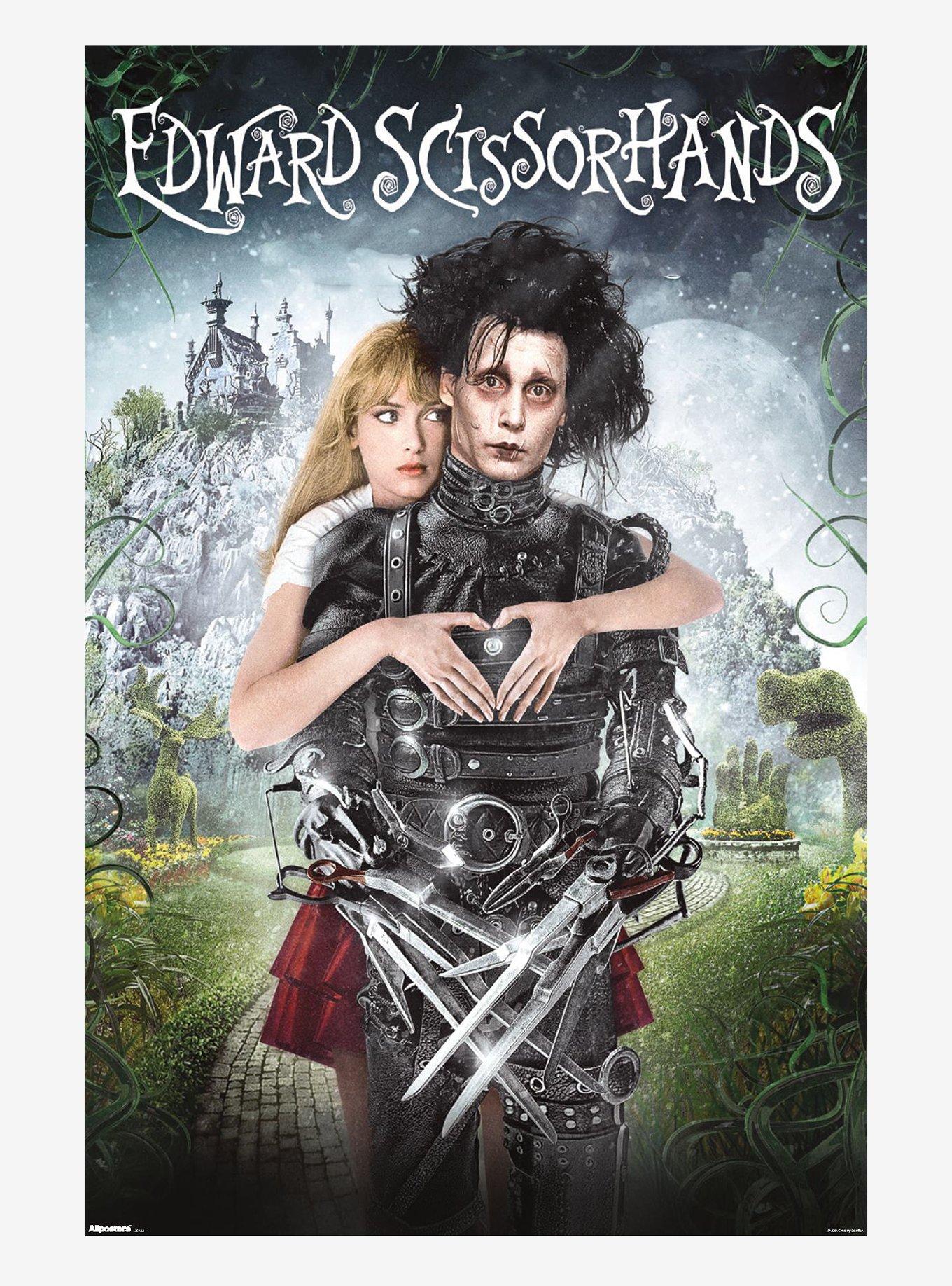 Edward Scissorhands Edward & Kim Heart Poster, , hi-res