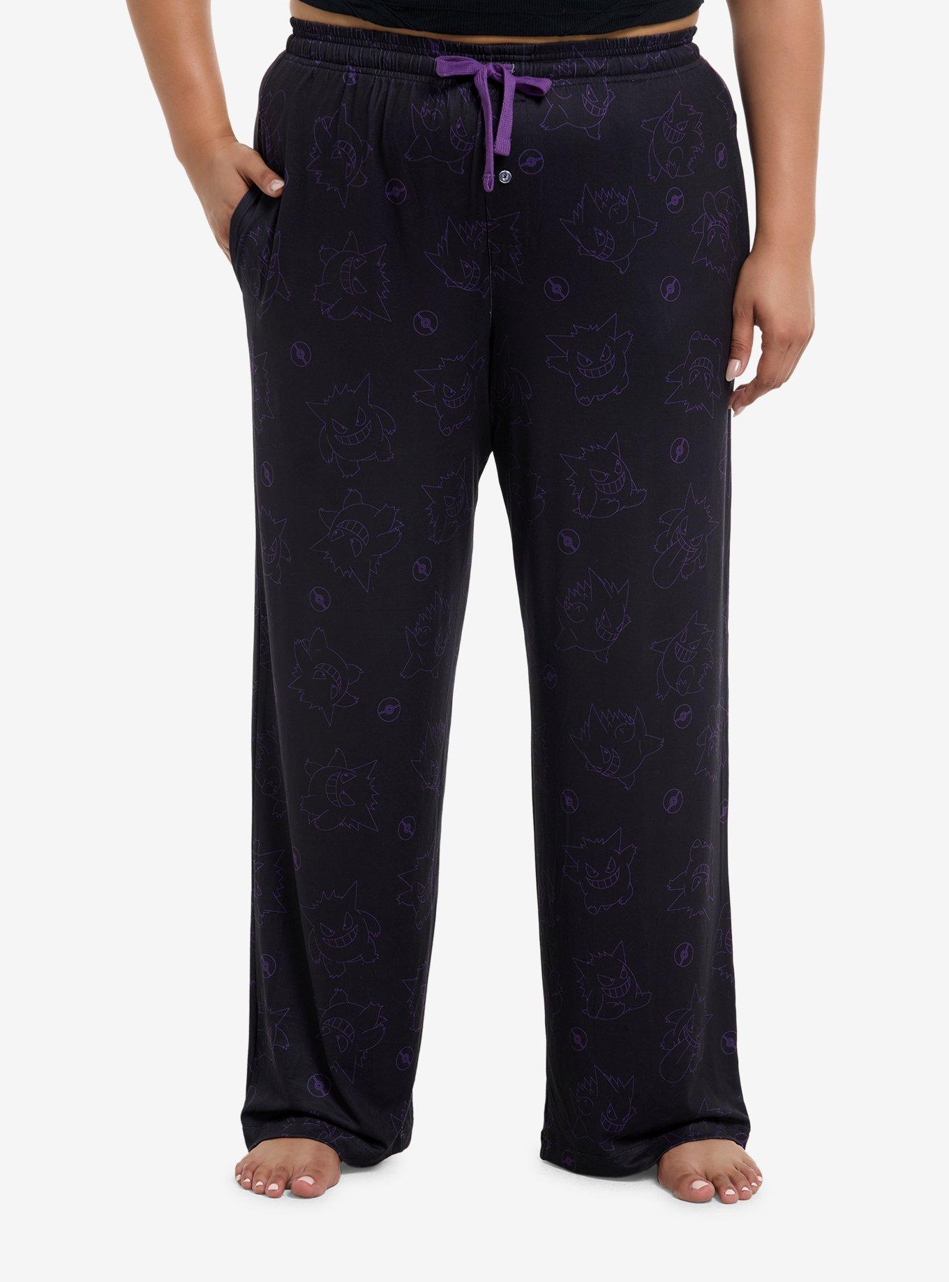 Pokémon Gengar Pajama Pants Plus Size, , hi-res