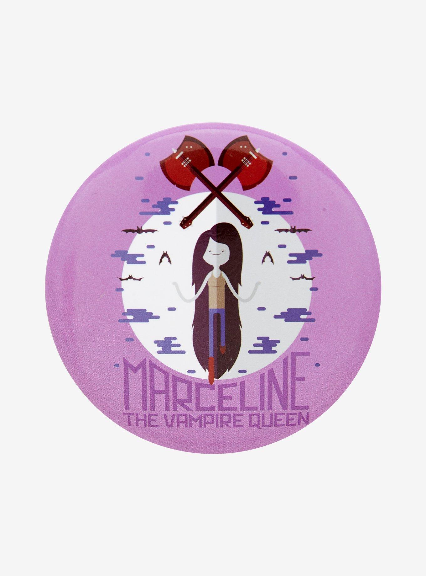 Adventure Time Marceline The Vampire Queen Button Pin, , hi-res