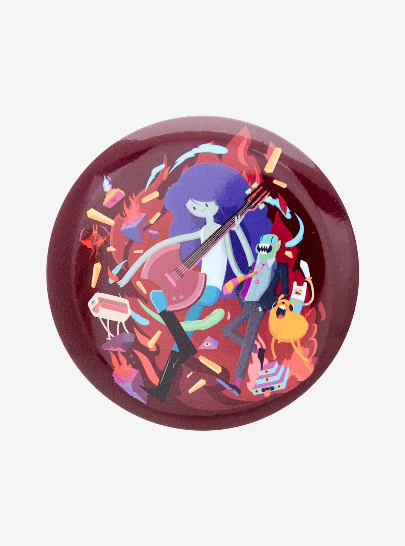 Adventure Time Marceline Guitar Button Pin, , hi-res