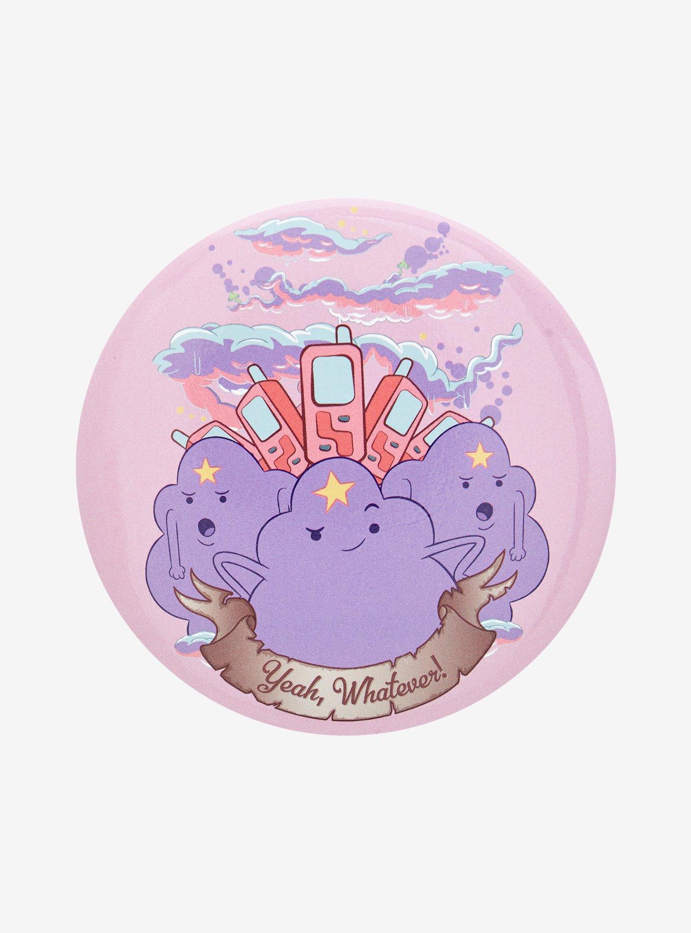 Adventure Time Lumpy Space Princess Button Pin, , hi-res