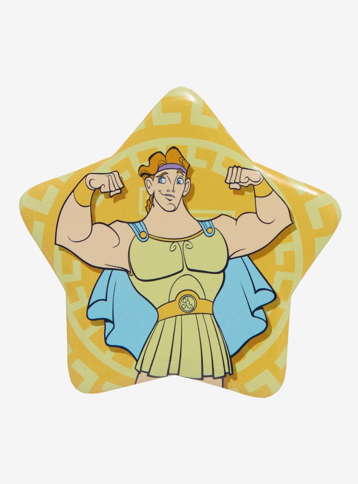 Disney Hercules Portrait Star Button Pin, , hi-res