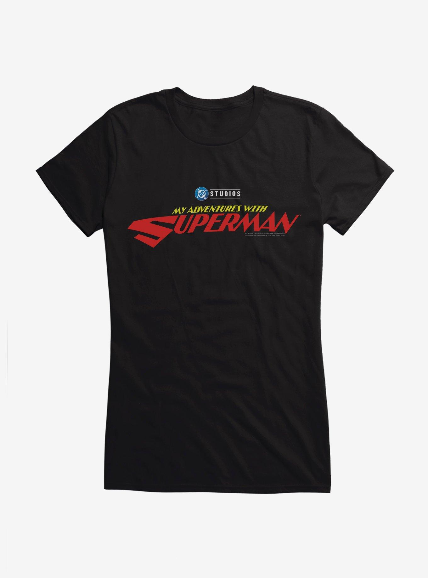 DC My Adventures With Superman Logo Girls T-Shirt