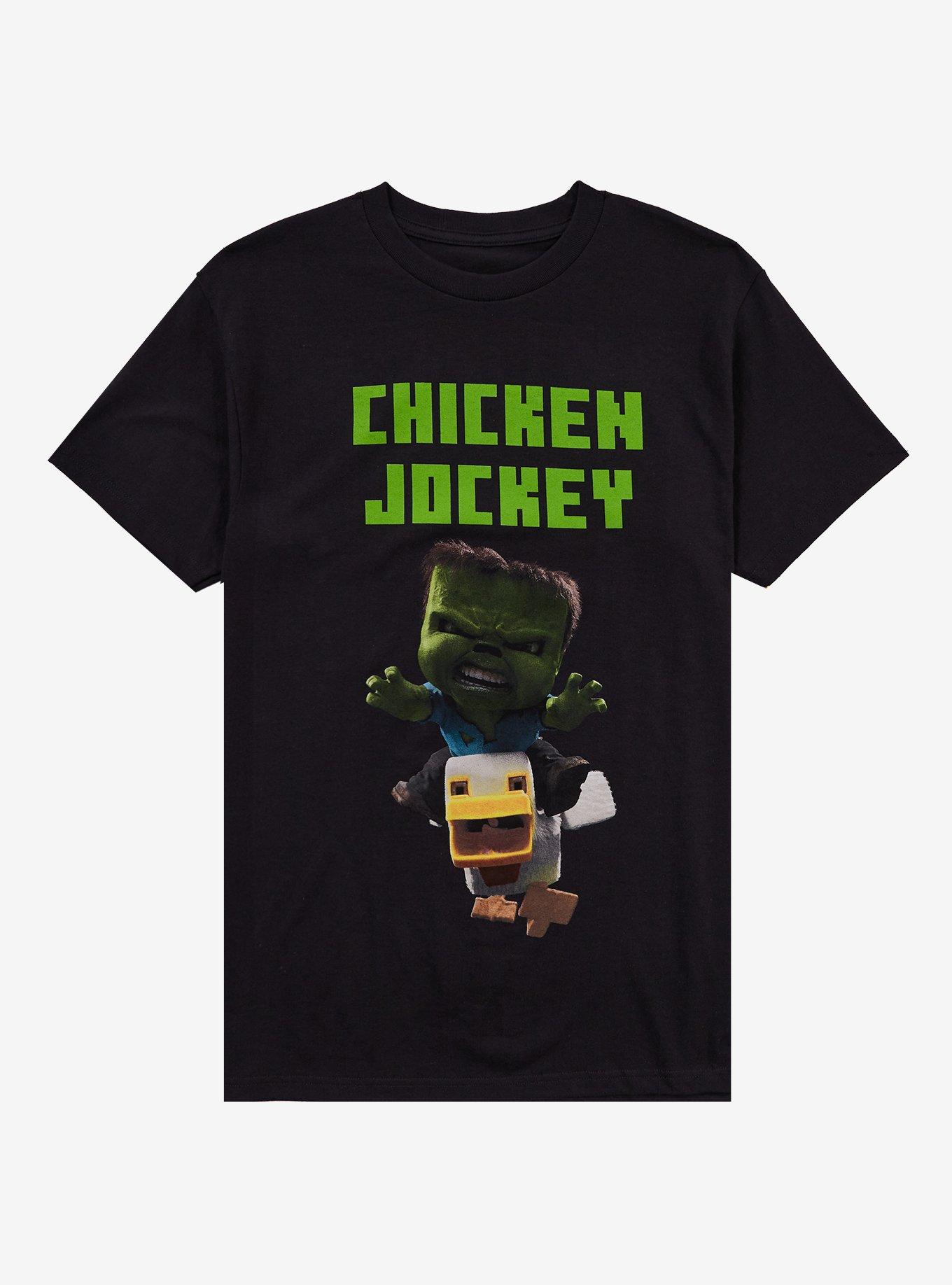 A Minecraft Movie Chicken Jockey T-Shirt, , hi-res