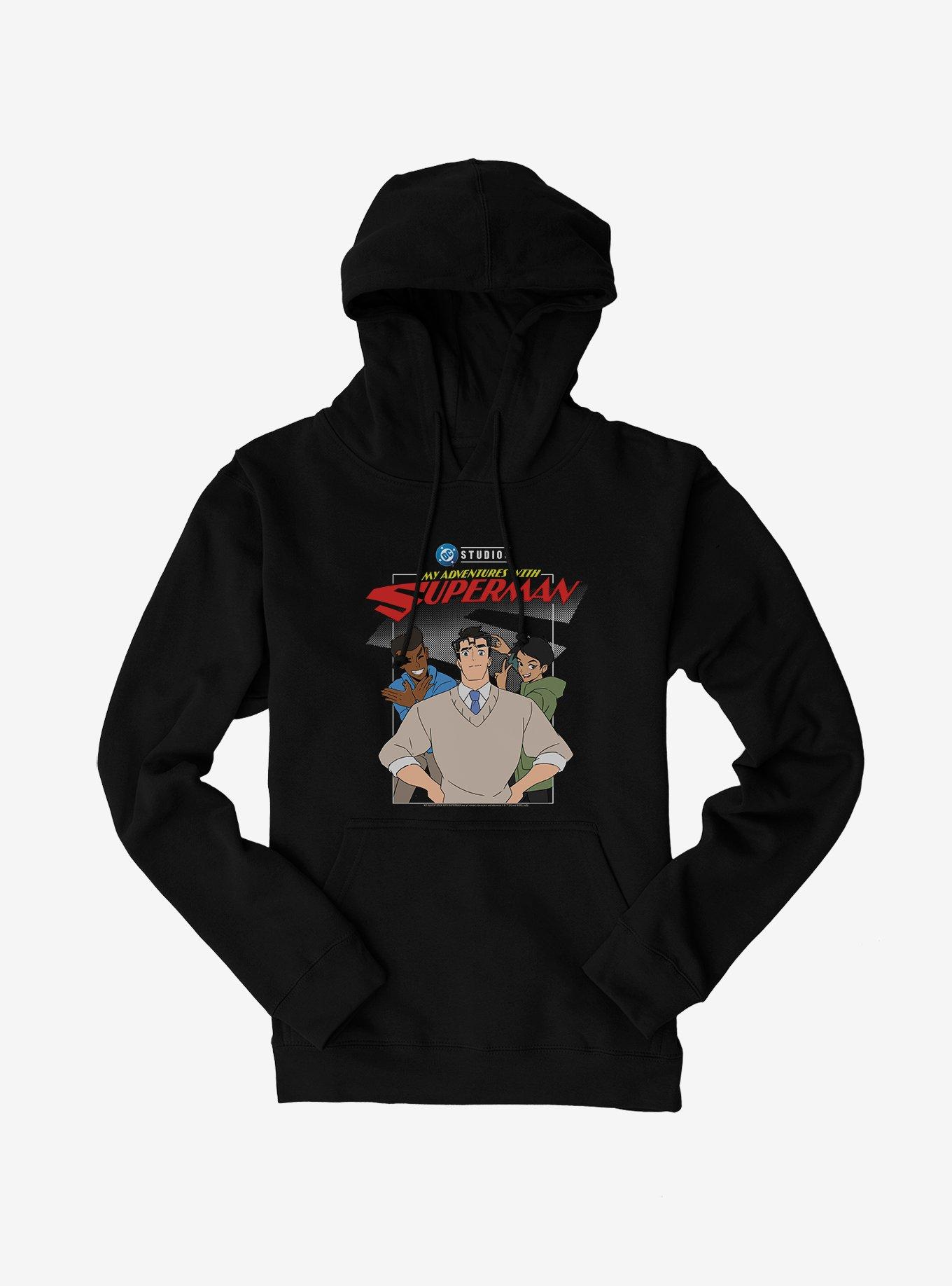DC My Adventures With Superman Jimmy Olsen & Lois Lane Hoodie 