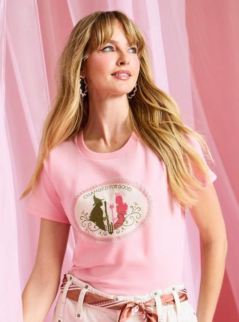 Wicked Elphaba & Glinda Embroidered Women's T-Shirt - BoxLunch ...