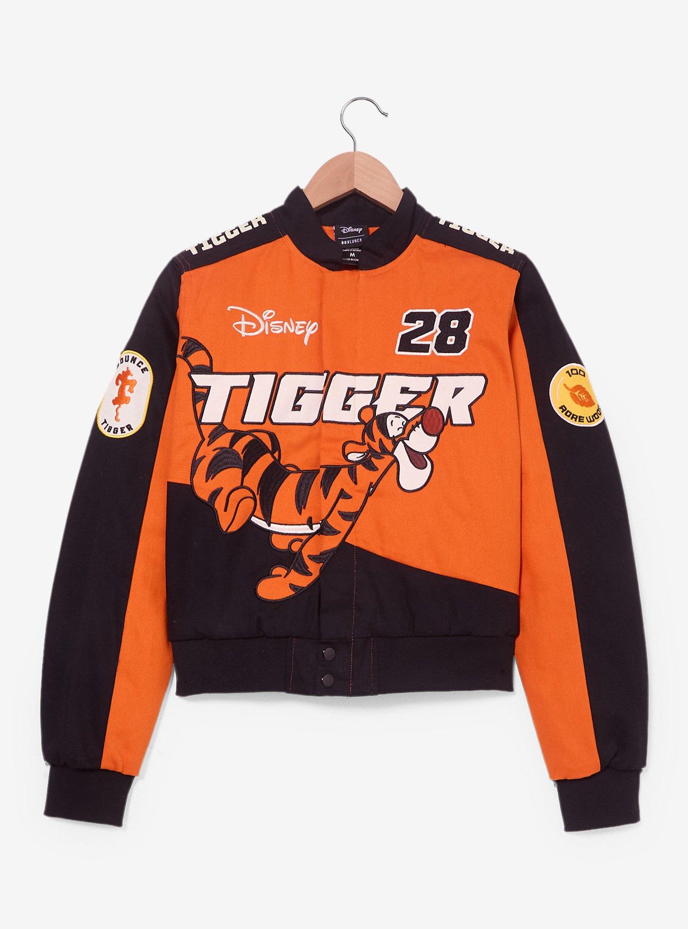Disney Winnie the Pooh Tigger Icons Women's Cropped Moto Jacket — BoxLunch Exclusive , , hi-res