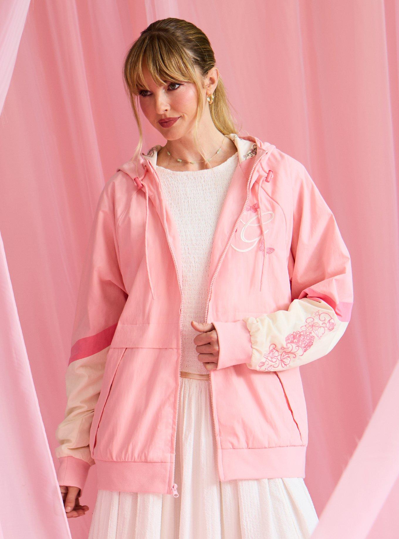 Wicked Glinda Floral Windbreaker - BoxLunch Exclusive, , hi-res