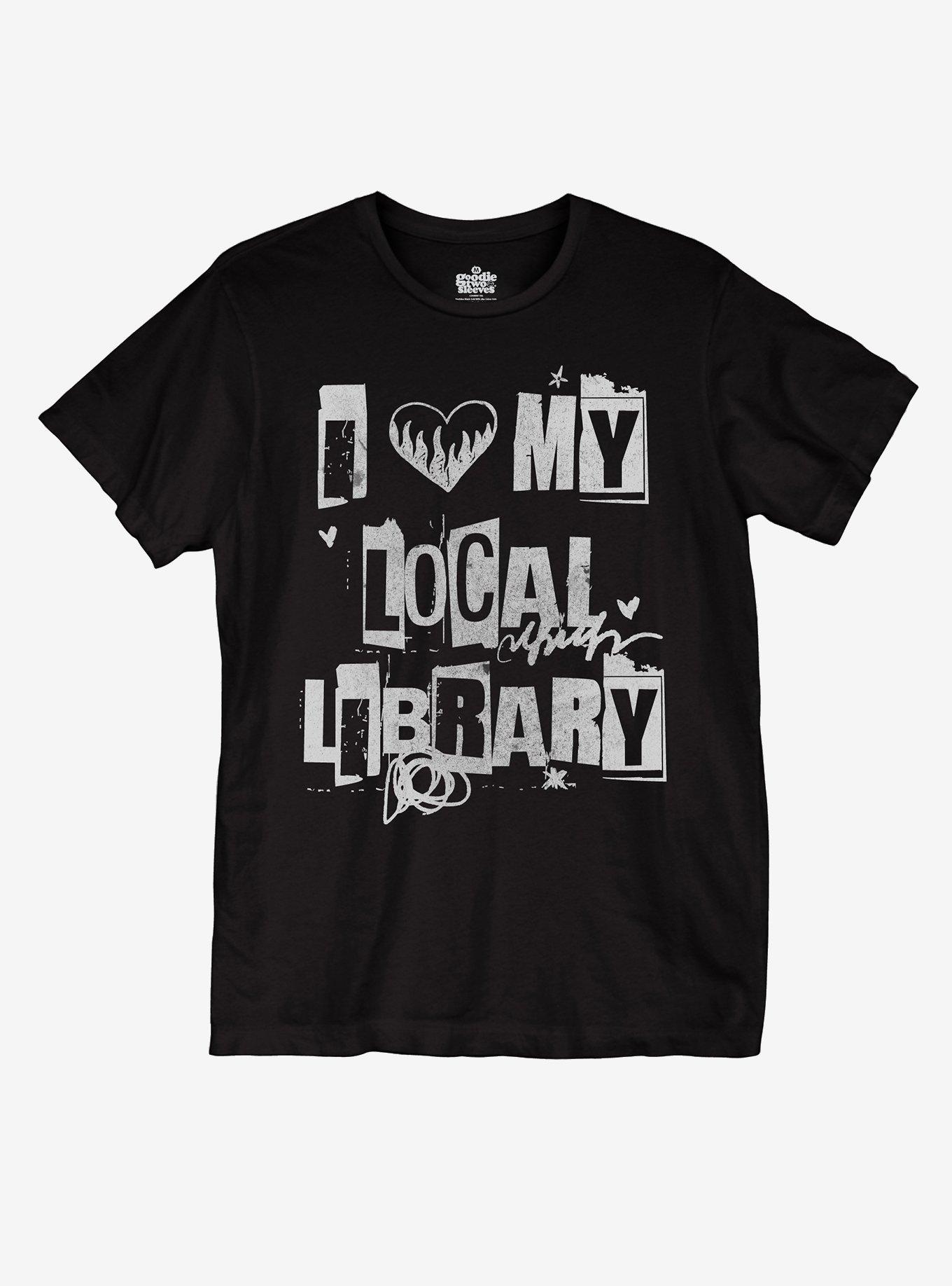 I Heart My Library Girls T-Shirt, , hi-res