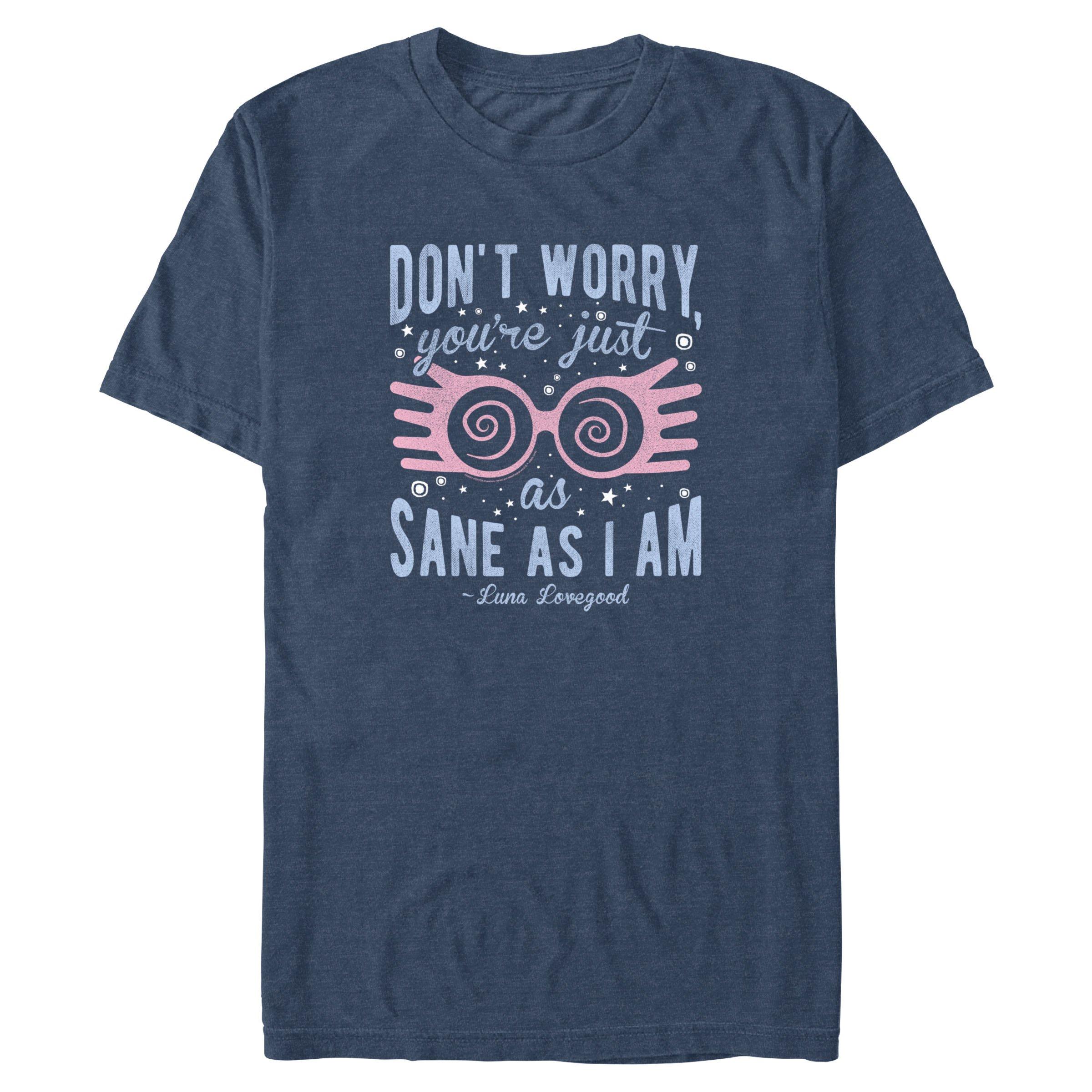 Harry Potter Just As Sane As Luna Big & Tall T-Shirt,New Products : American Fashion Style Bags On Sale