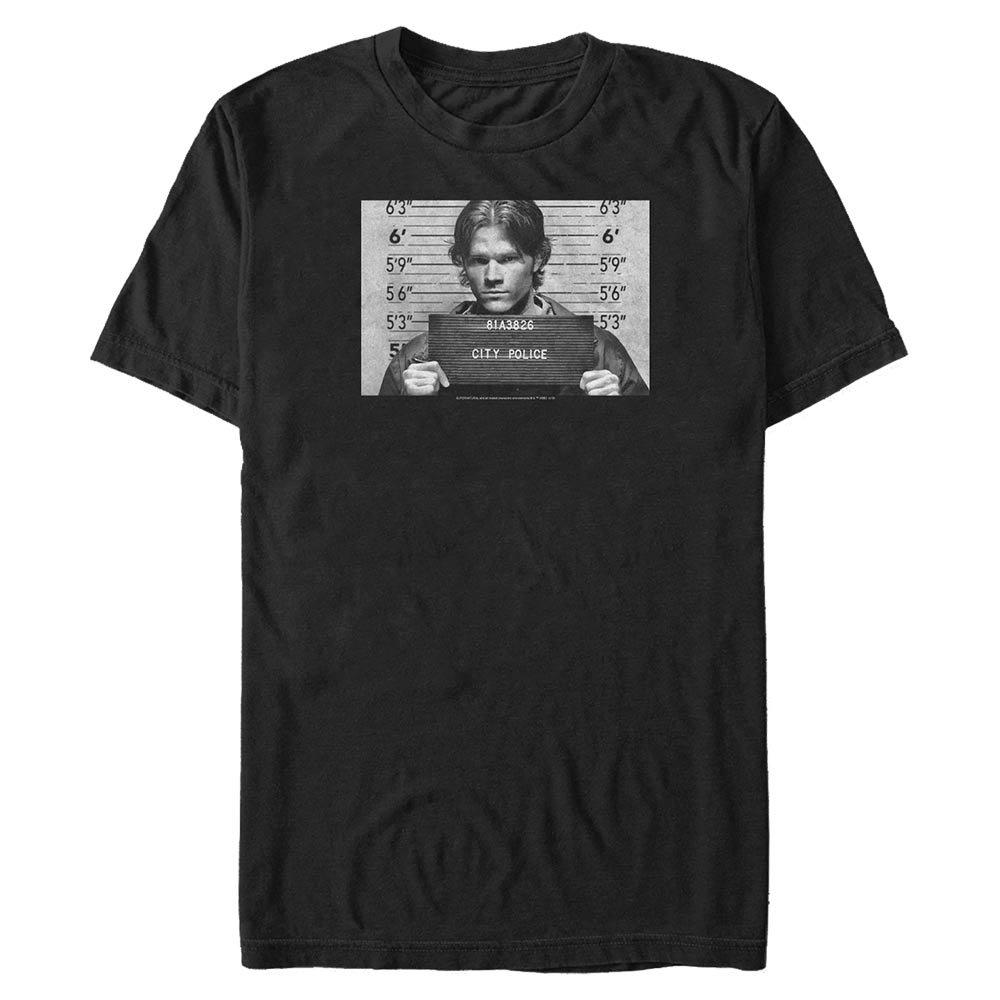 Supernatural Sam Mugshot Big & Tall T-Shirt,New Products : American Fashion Style Bags On Sale