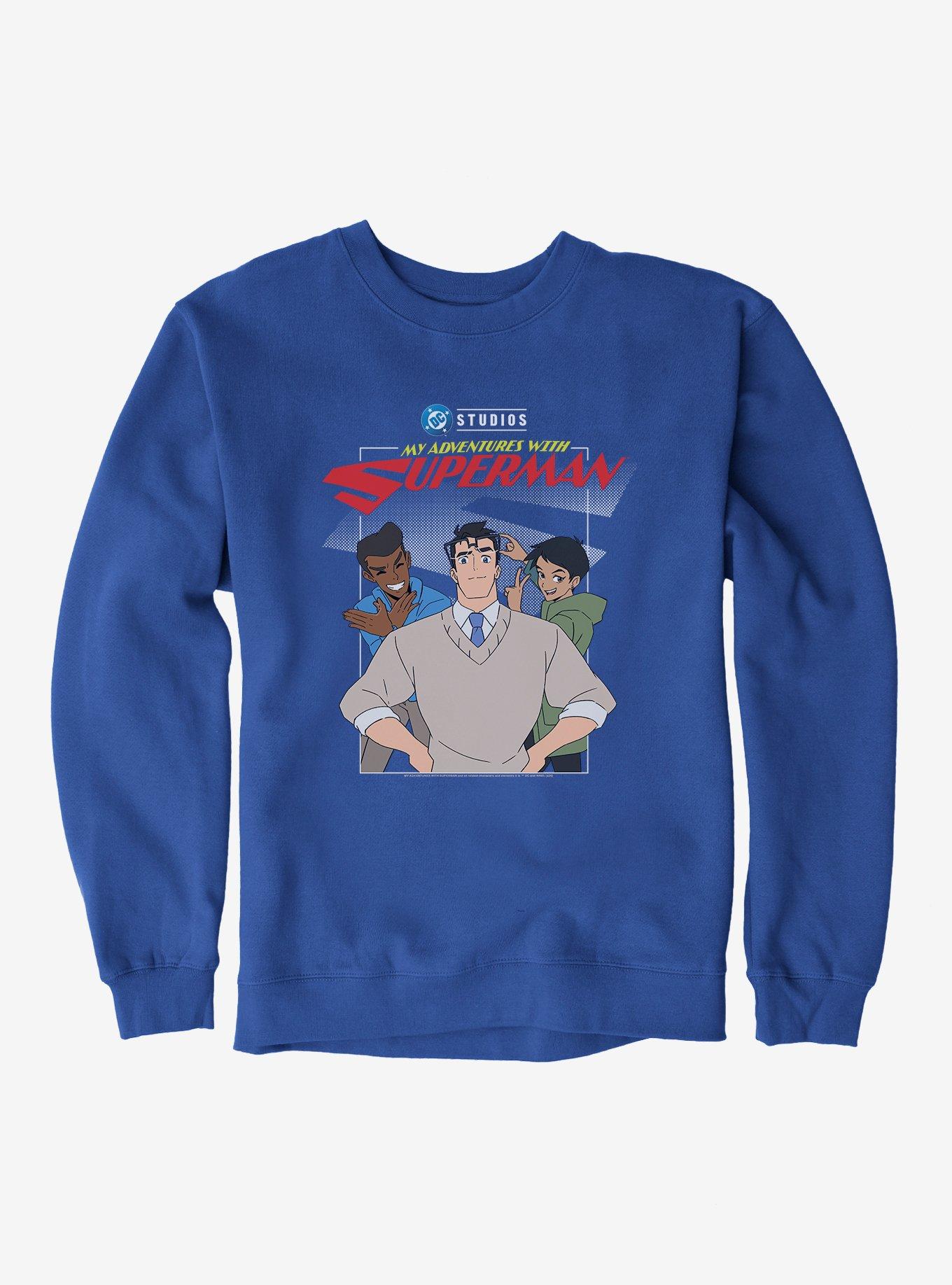 DC My Adventures With Superman Jimmy Olsen & Lois Lane Sweatshirt