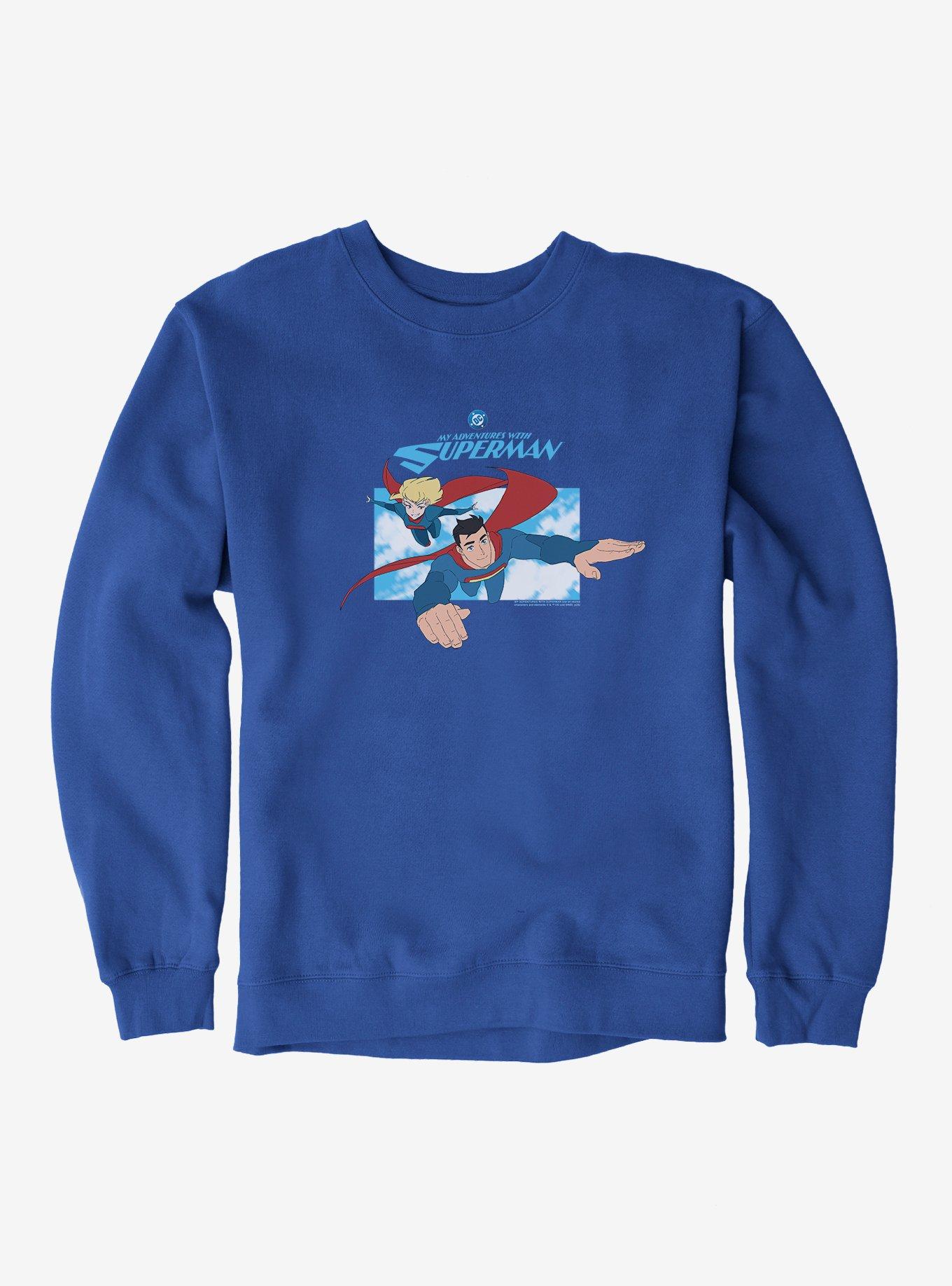 DC My Adventures With Superman & Supergirl Sweatshirt, , hi-res