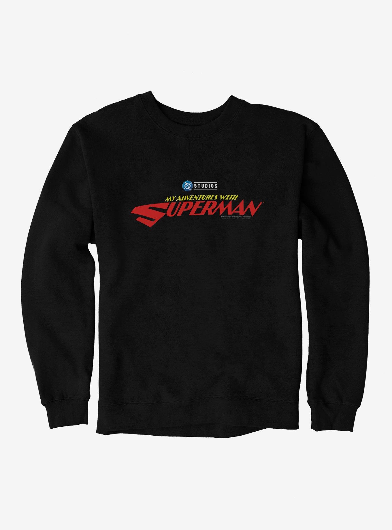 DC My Adventures With Superman Logo Sweatshirt,New Products : American Fashion Style Bags On Sale