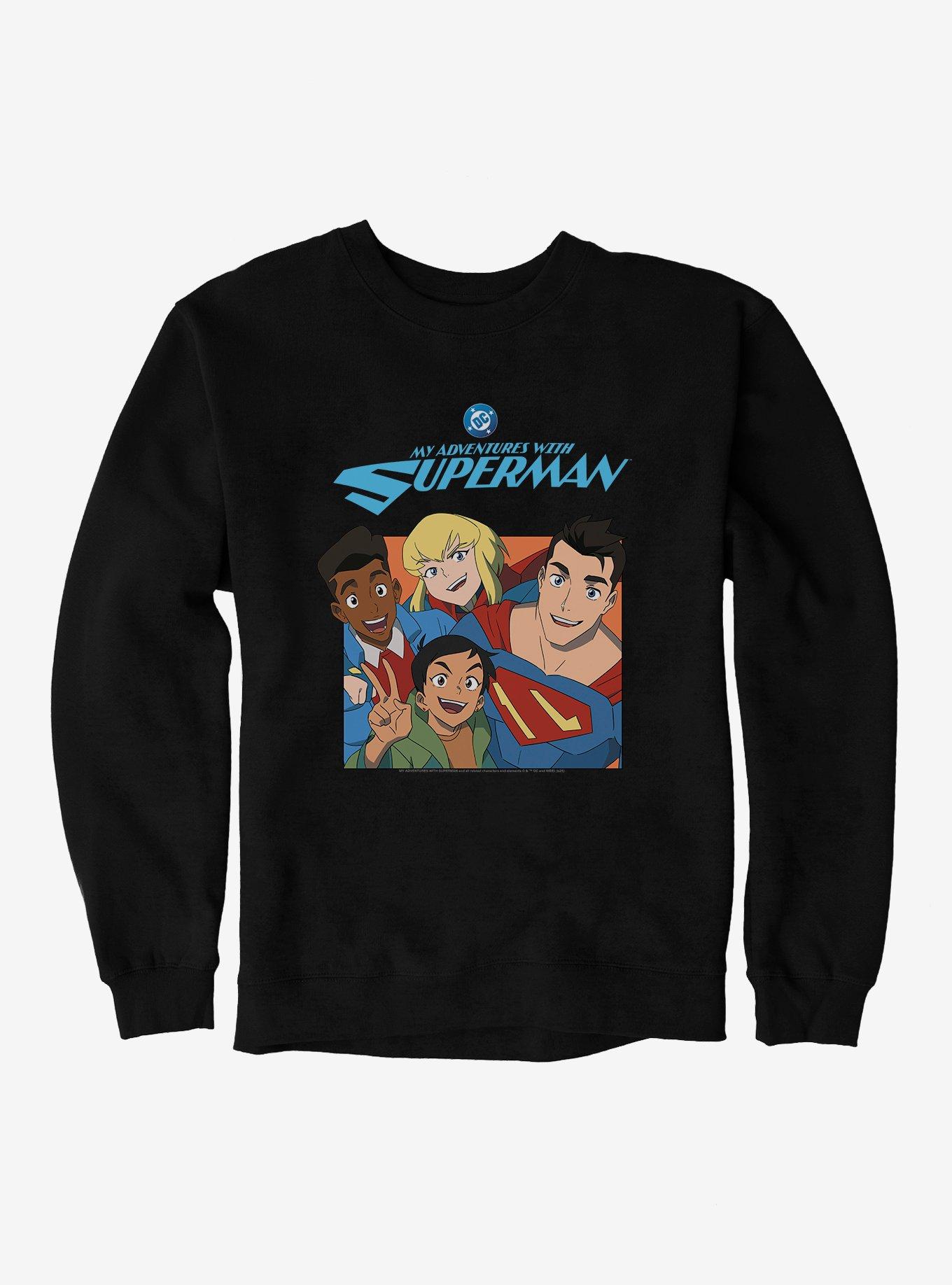 DC My Adventures With Superman Group Sweatshirt,New Products : American Fashion Style Bags On Sale