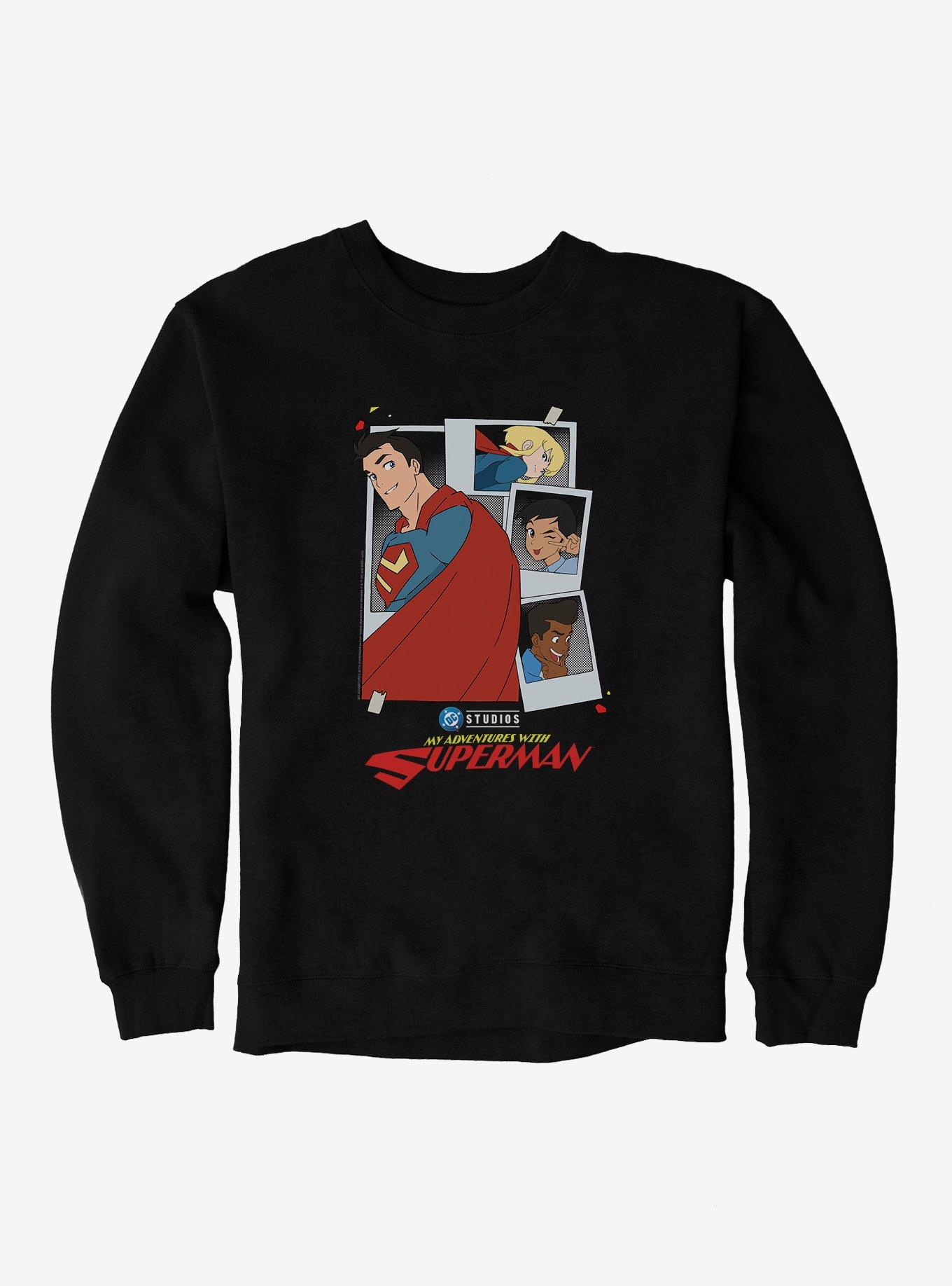 DC My Adventures With Superman Polaroids Sweatshirt, , hi-res