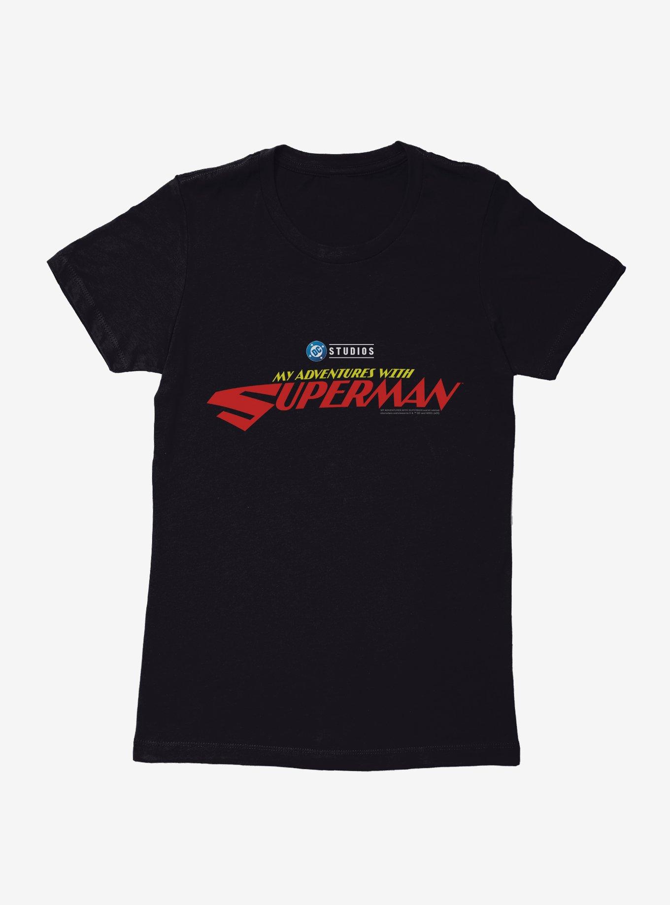 DC My Adventures With Superman Logo Womens T-Shirt,New Products : American Fashion Style Bags On Sale