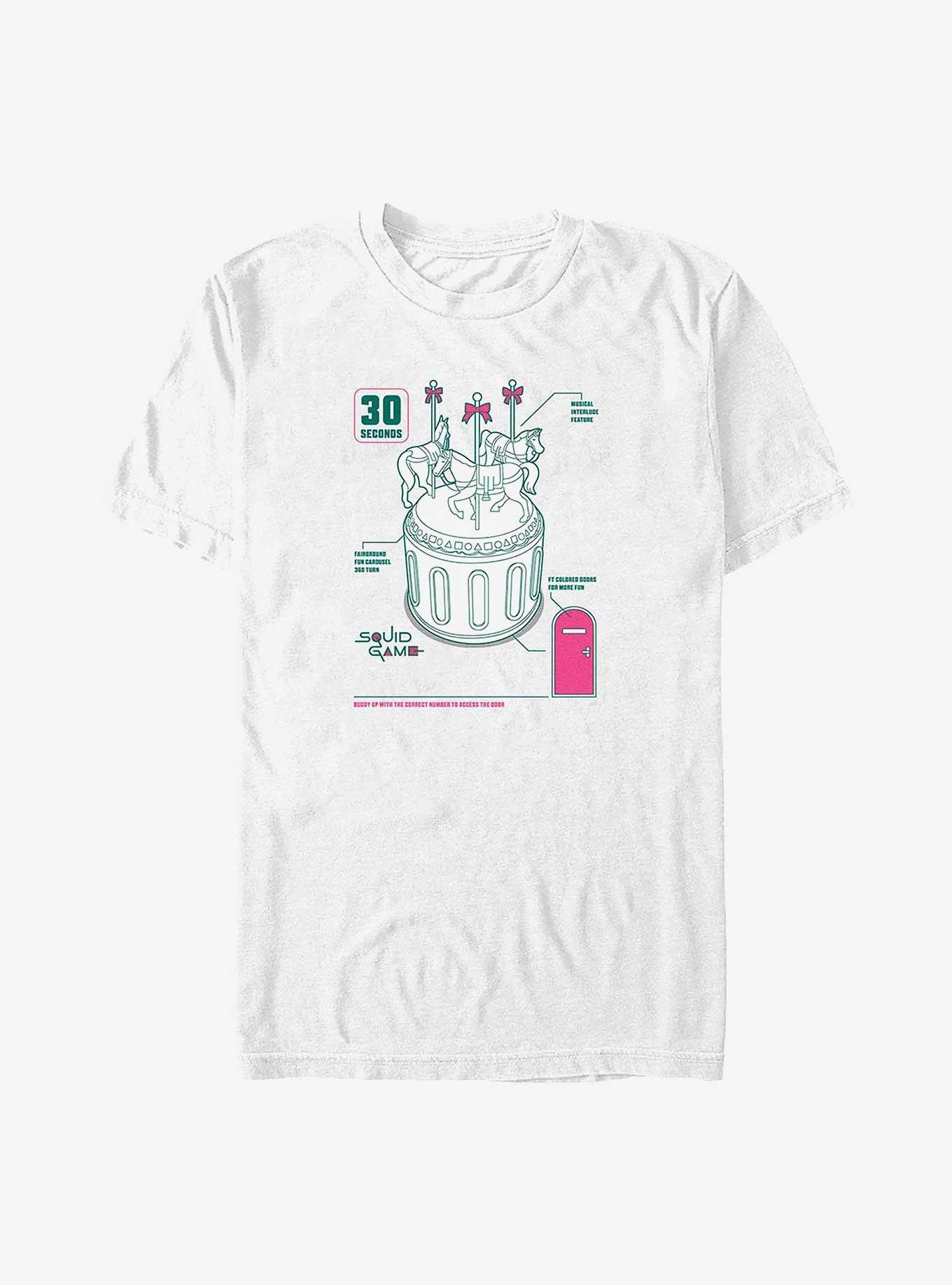 Squid Game Round And Round Carousel Big & Tall T-Shirt, , hi-res