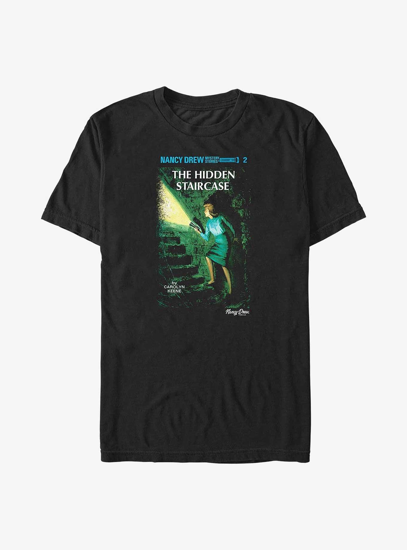 Nancy Drew Mystery Hidden Staircase Big & Tall T-Shirt, BLACK, hi-res