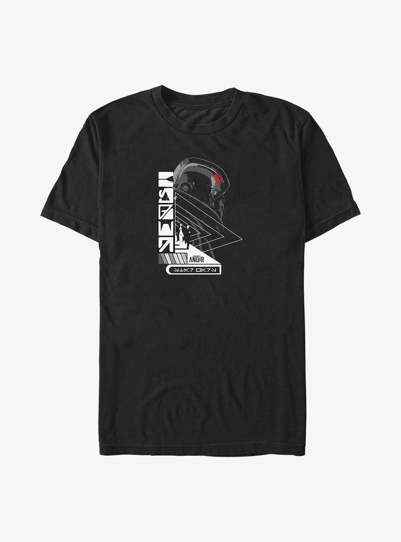 Star Wars Andor Tie Avenger Big & Tall T-Shirt, BLACK, hi-res
