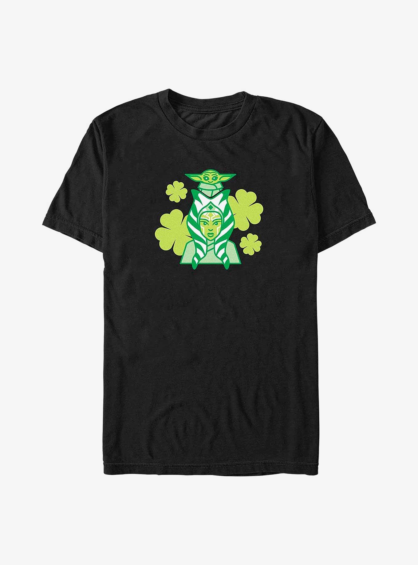 Star Wars The Mandalorian Ahsoka Yoda Big & Tall T-Shirt, BLACK, hi-res