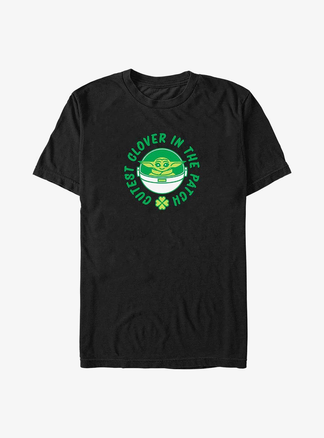 Star Wars The Mandalorian Clover Patch Big & Tall T-Shirt, , hi-res