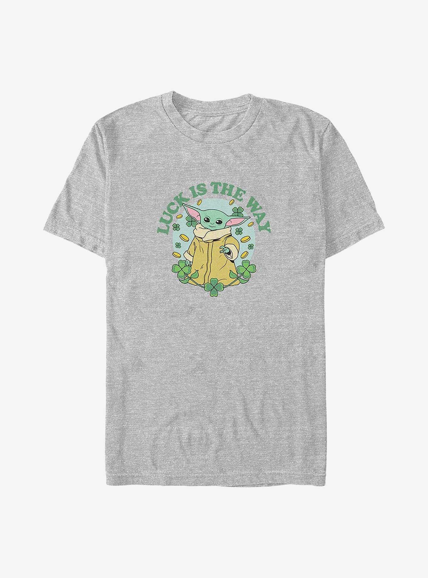 Star Wars The Mandalorian Grogu Luck Way Big & Tall T-Shirt, , hi-res
