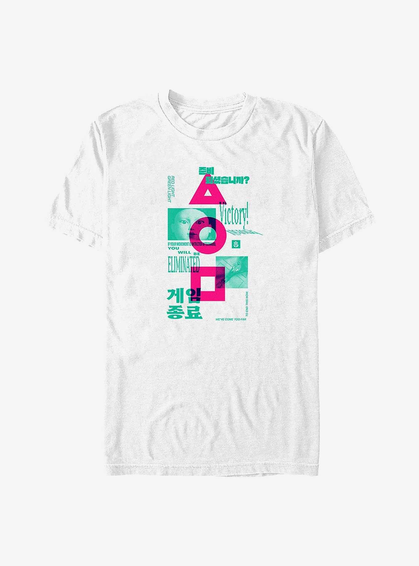 Squid Game Don't Move Big & Tall T-Shirt, WHITE, hi-res