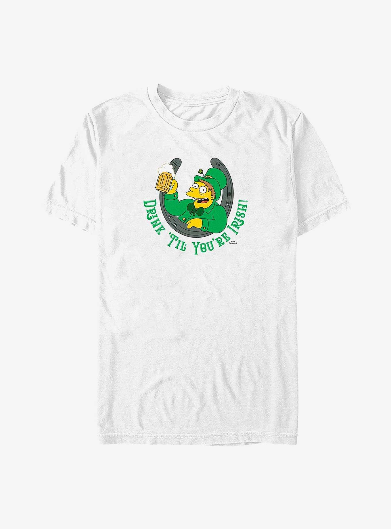 The Simpsons Irish Horseshoe Big & Tall T-Shirt, , hi-res