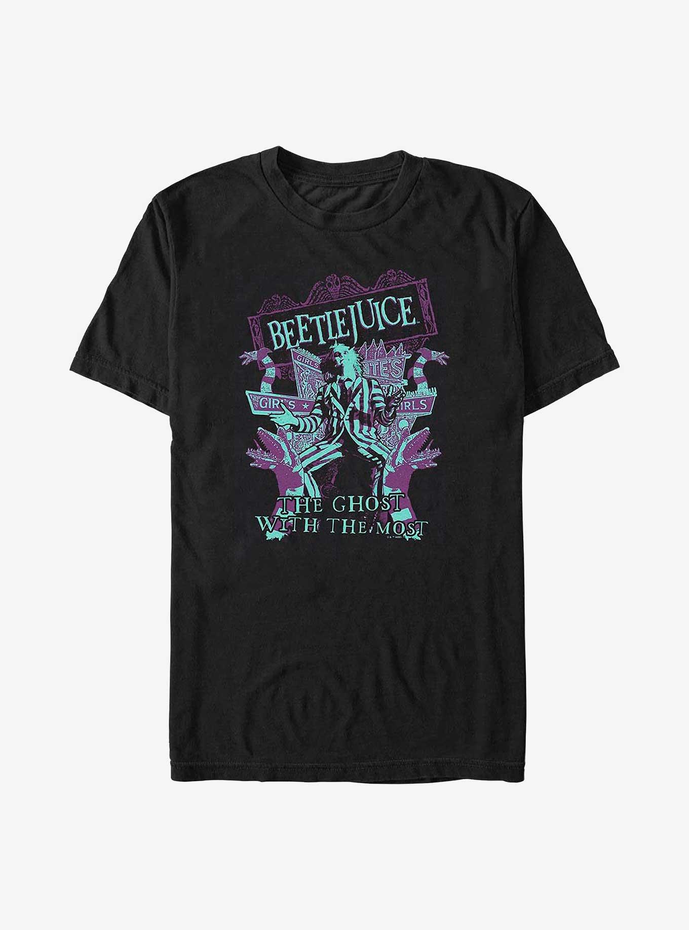 Beetlejuice All Stripes Welcome Big & Tall T-Shirt, , hi-res
