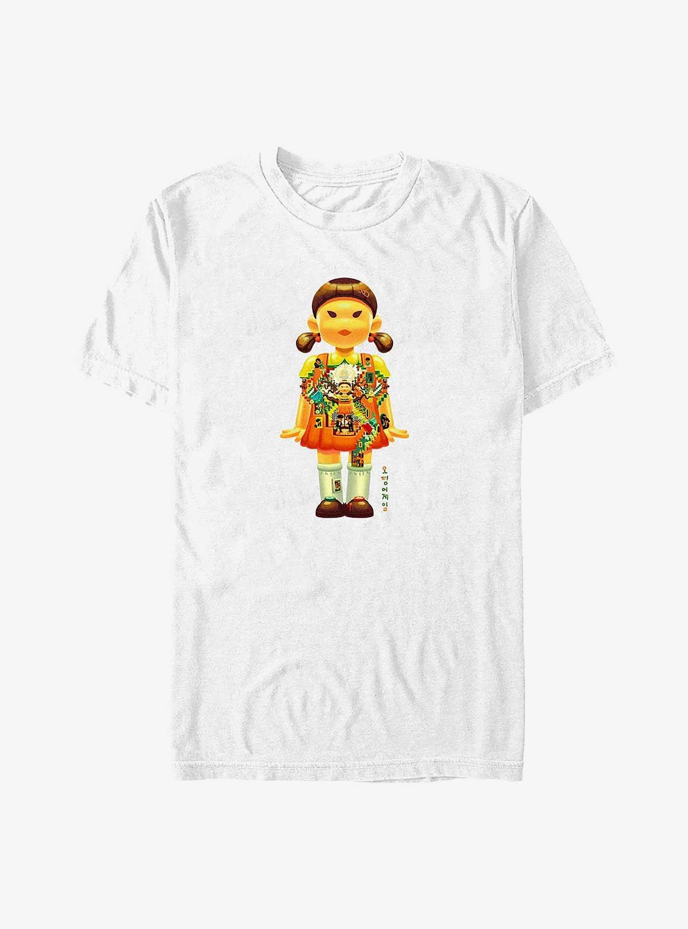 Squid Game Young-Hee Doll Map Big & Tall T-Shirt, , hi-res