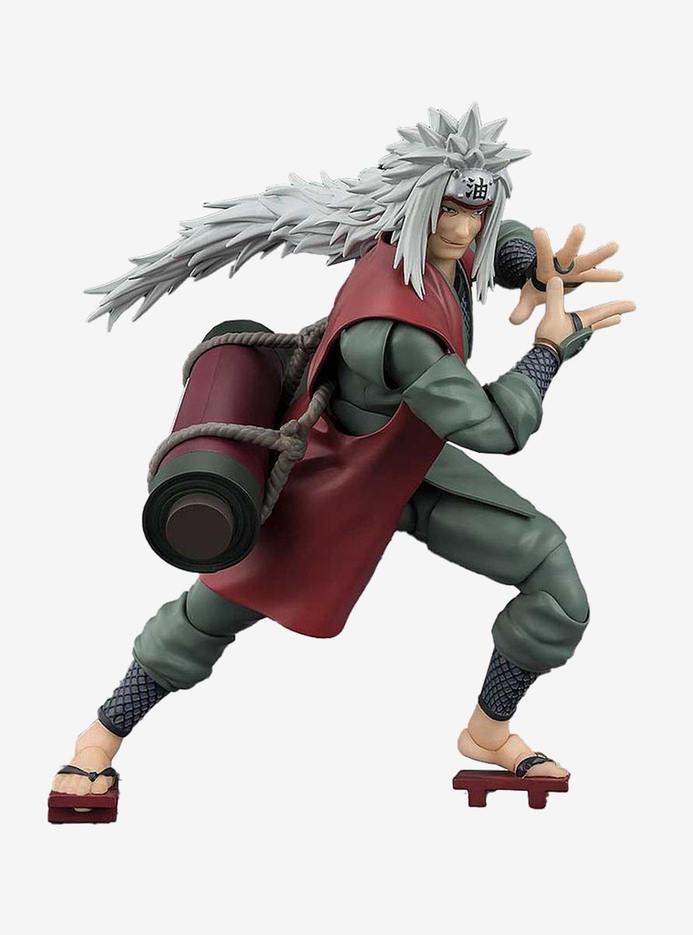 Bandai Namco Naruto Shippuden S.H.Figuarts Jiraiya- Hidden Leaf Heroic Master Sage- (Sage Mode Set) Figure, , hi-res