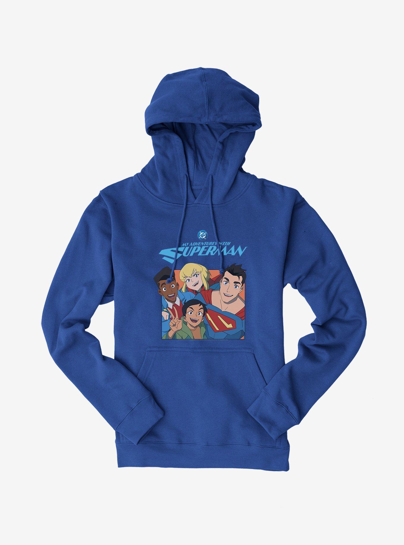 DC My Adventures With Superman Group Hoodie, ROYAL BLUE, hi-res