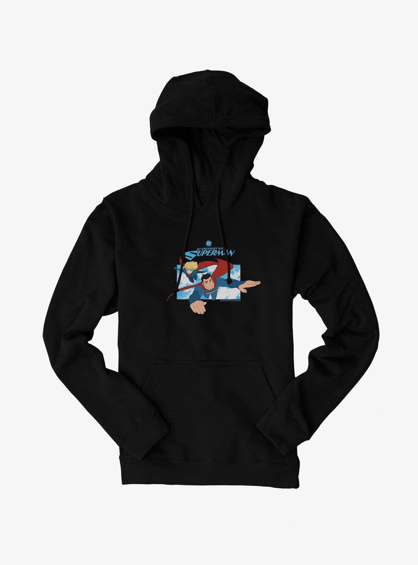 DC My Adventures With Superman & Supergirl Hoodie,New Products : American Fashion Style Bags On Sale