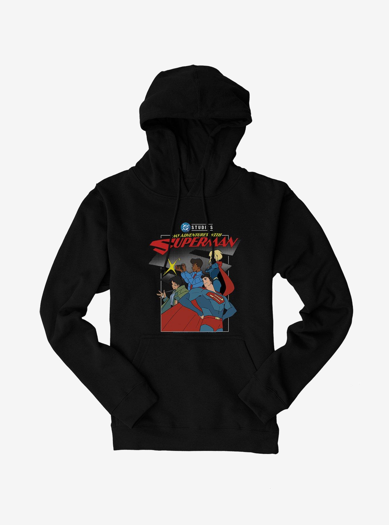 DC My Adventures With Superman Posing Group Hoodie, , hi-res