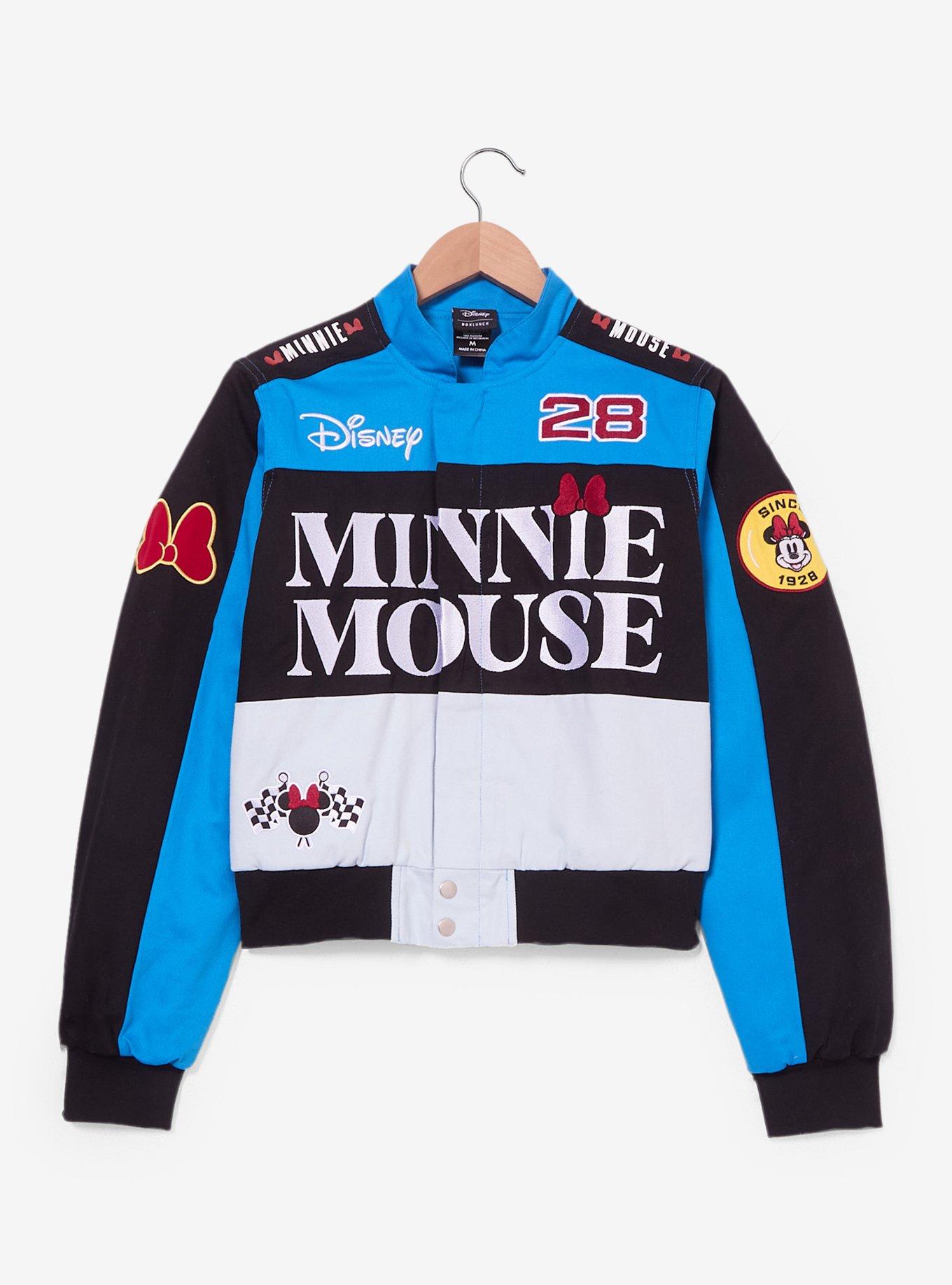Disney Minnie Mouse Icons Women's Cropped Moto Jacket — BoxLunch - Main Image