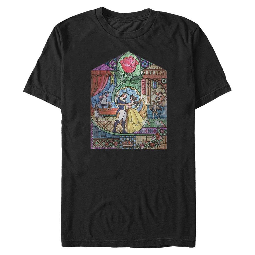 Disney Beauty And The Beast Stained Glass Big & Tall T-Shirt,New Products : American Fashion Style Bags On Sale