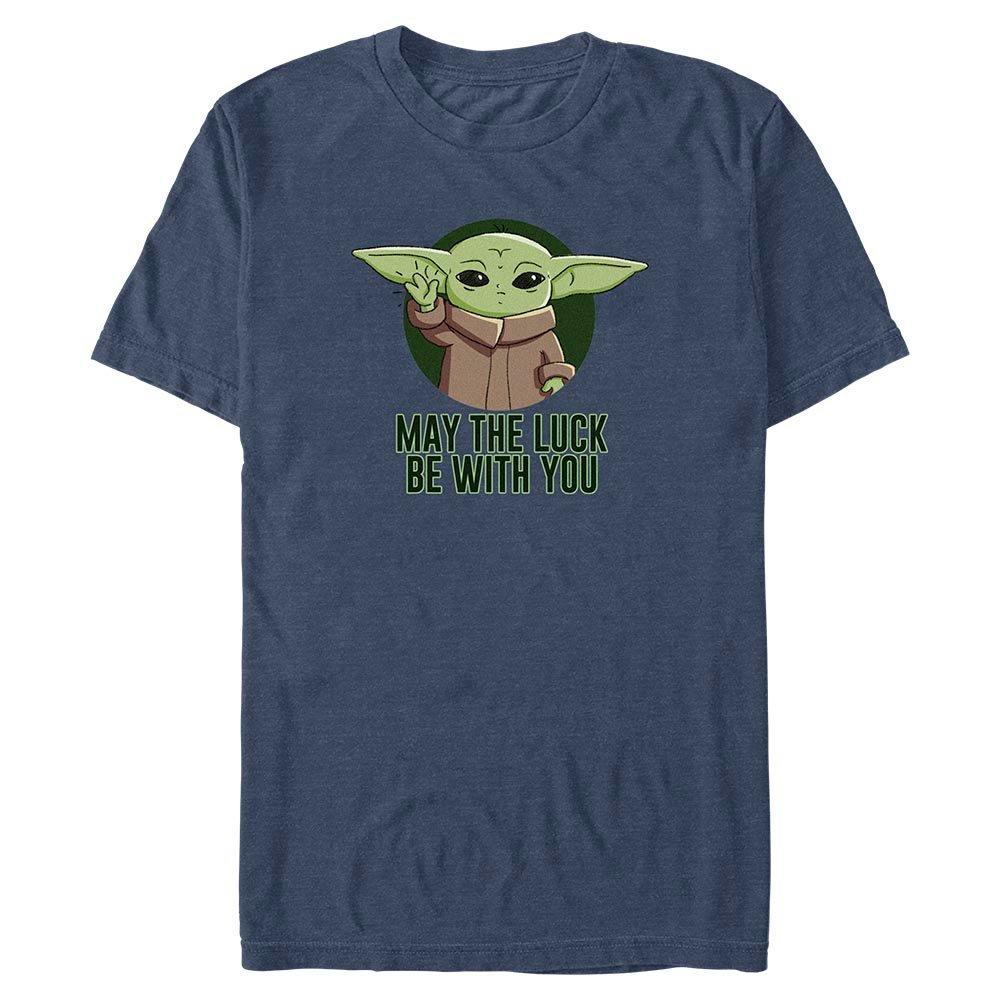 Star Wars The Mandalorian May The Luck Big & Tall T-Shirt,New Products : American Fashion Style Bags On Sale